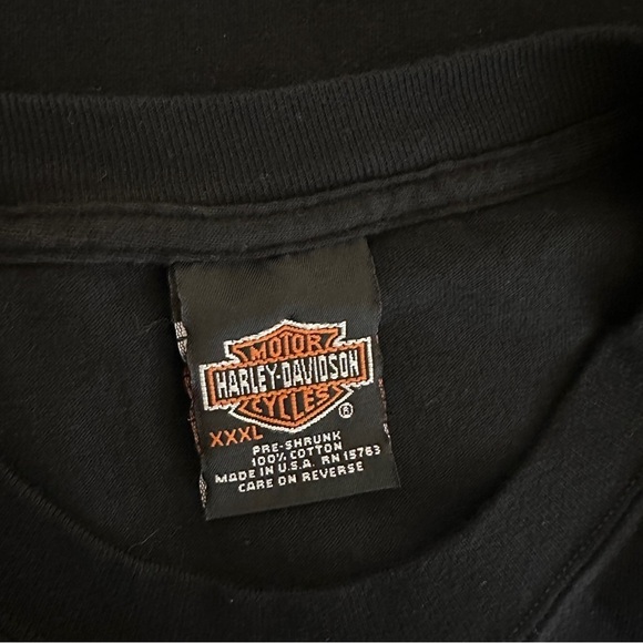 NWOT 2001 Harley Davidson Soaring Eagle Rossiters Bradenton FL Tee Size XXXL - Picture 3 of 8